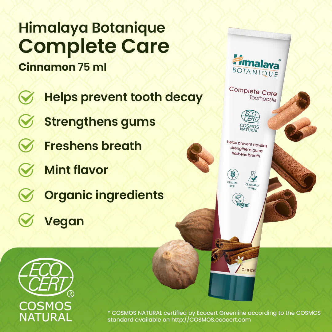 Complete Care fluorfri Tandkräm - Kanel 75 ml.