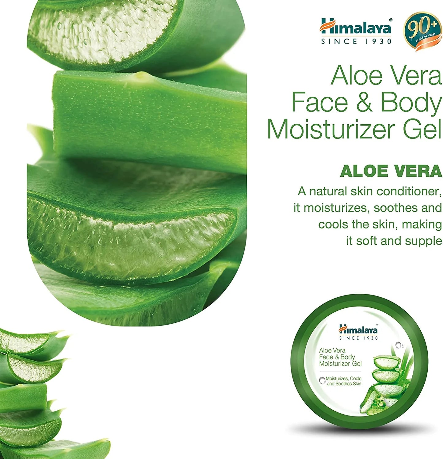 Aloe Vera Face & Body Moisturizer Gel – 300ml.