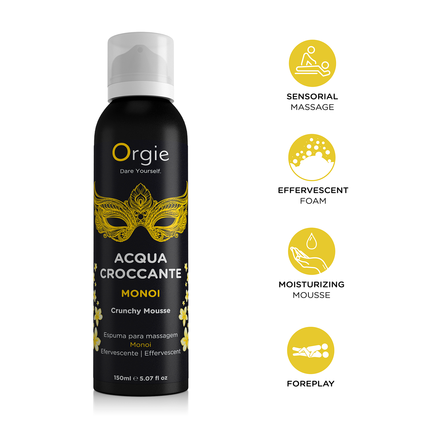 Crunch Massage Mousse-Monoi doft