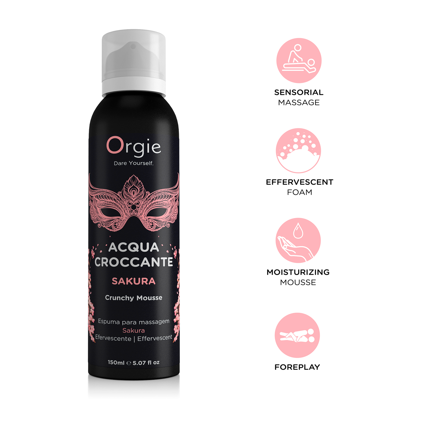 Crunch Massage Mousse- Sakura doft
