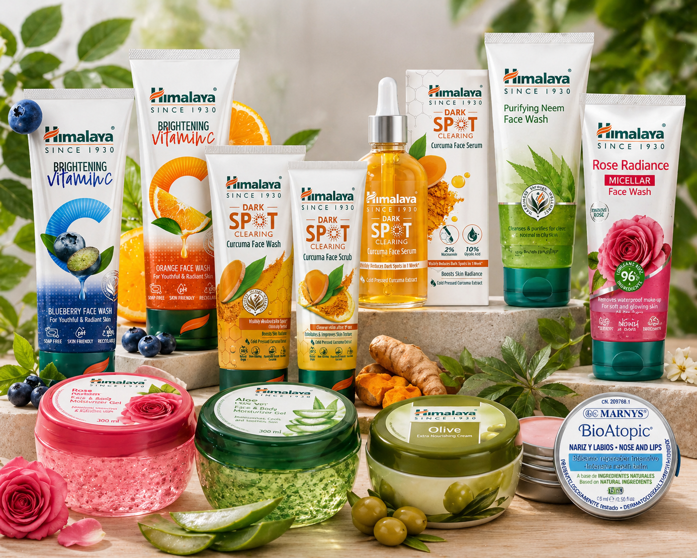 Ansiktsvårdspaket (12 produkter).