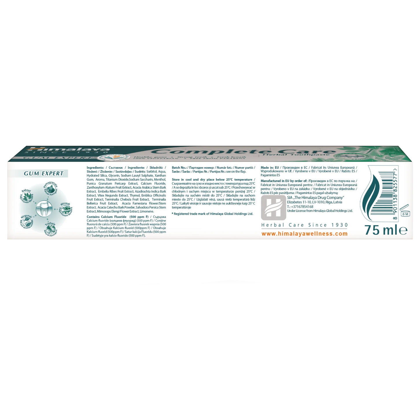 Gum Expert Herbal Tandkräm - Complete Care - 75 ml.