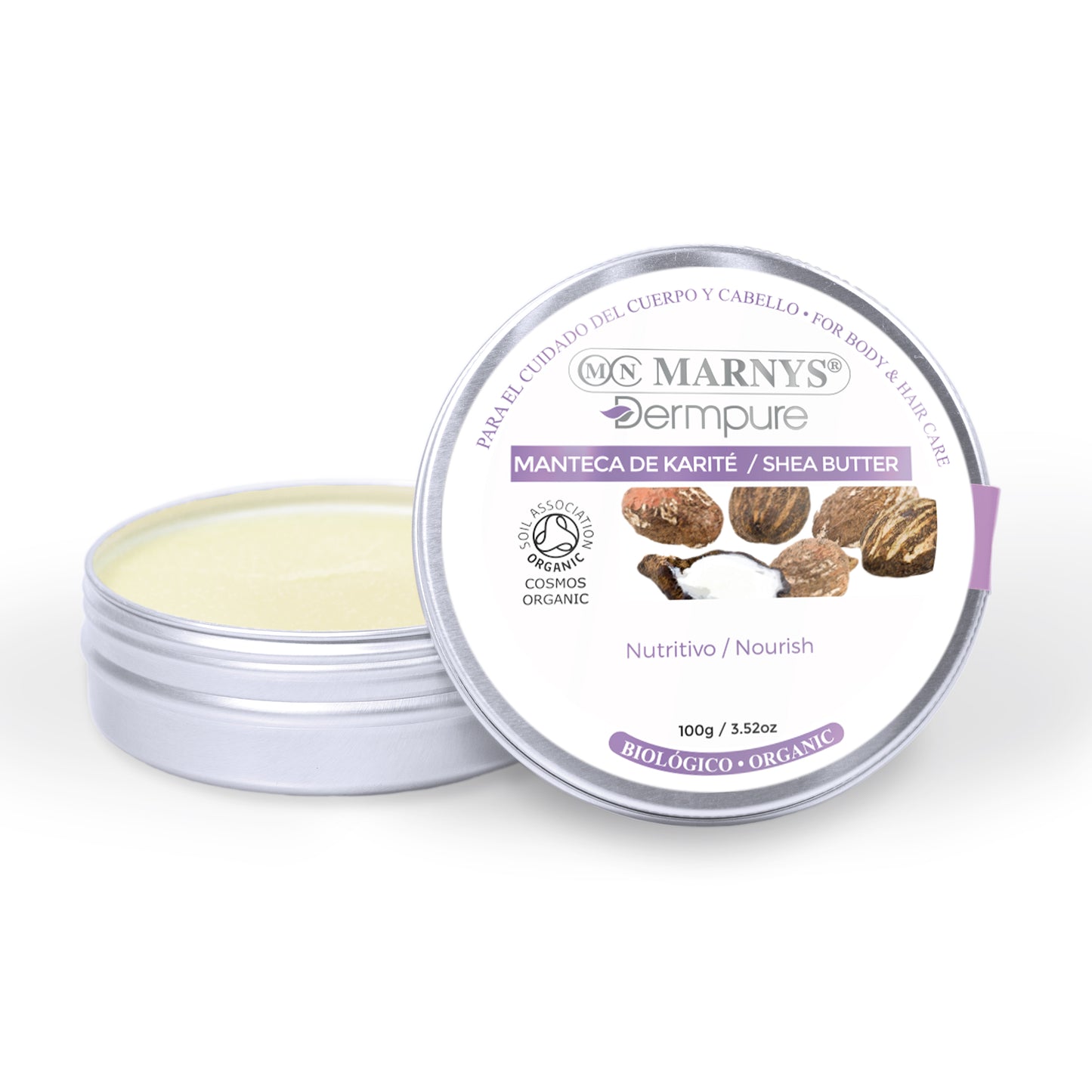 Shea butter – Närar, skyddar och mjukgör din hud och ditt hår 100g.