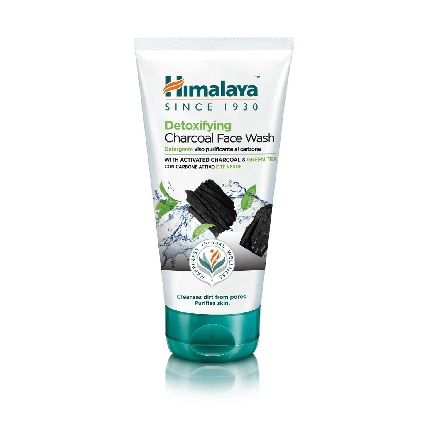 Detoxifierande ansikts gel Clenasr -aktivt kol & grönt te - 150ml.