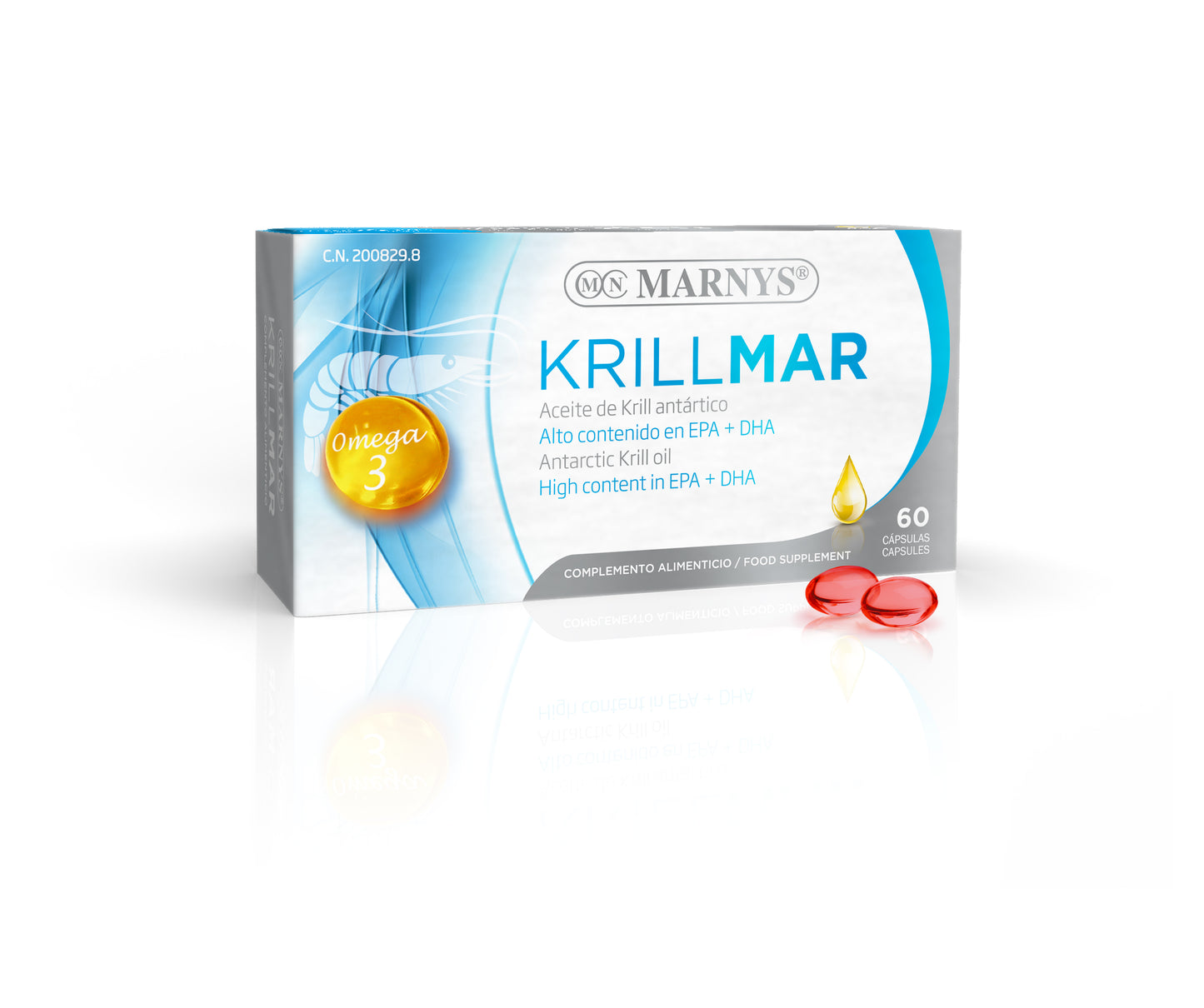 Krillolja med högt EPA + DHA-Omega3.