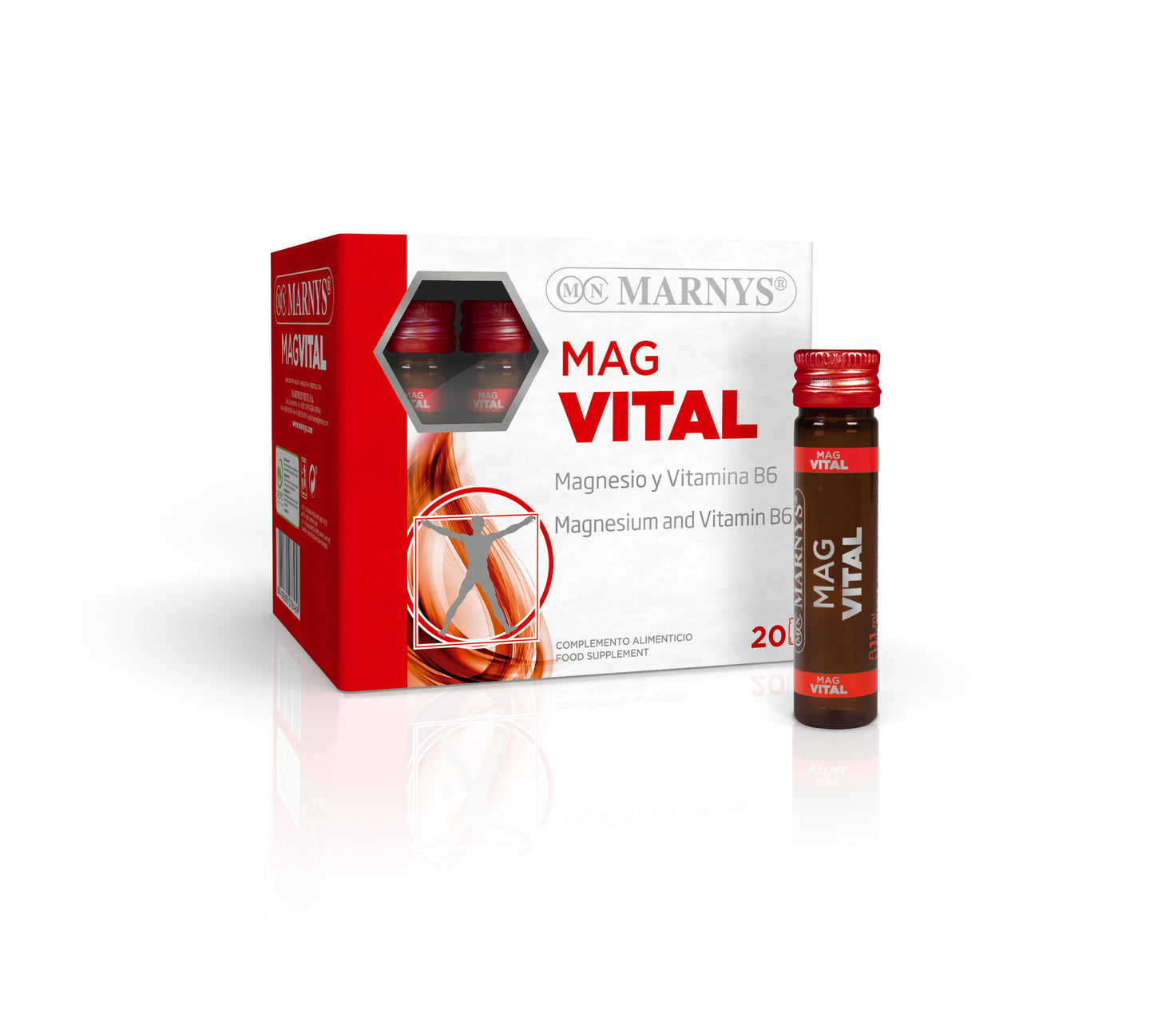 Mag Vital- Triple Magnesium (Mgn.sulfat, Mgn.L-pidolatat, Mgn.citrat) 20 ampull.