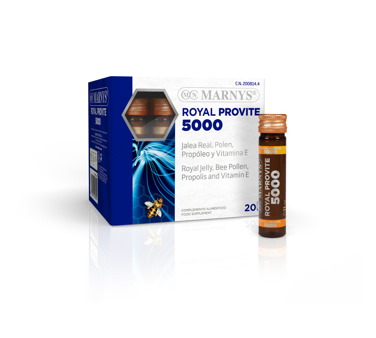 Royal Provite 5000 mg-stark Royal Jelly (Män & Kvinnor) - 20 ampuls.