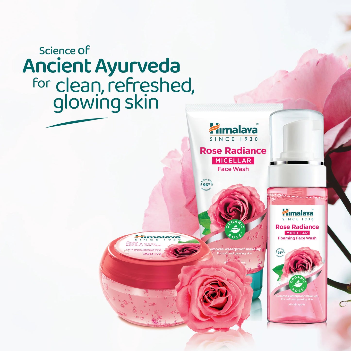 Damas Rose Face & Body Moisturizer Gel - 300ml.