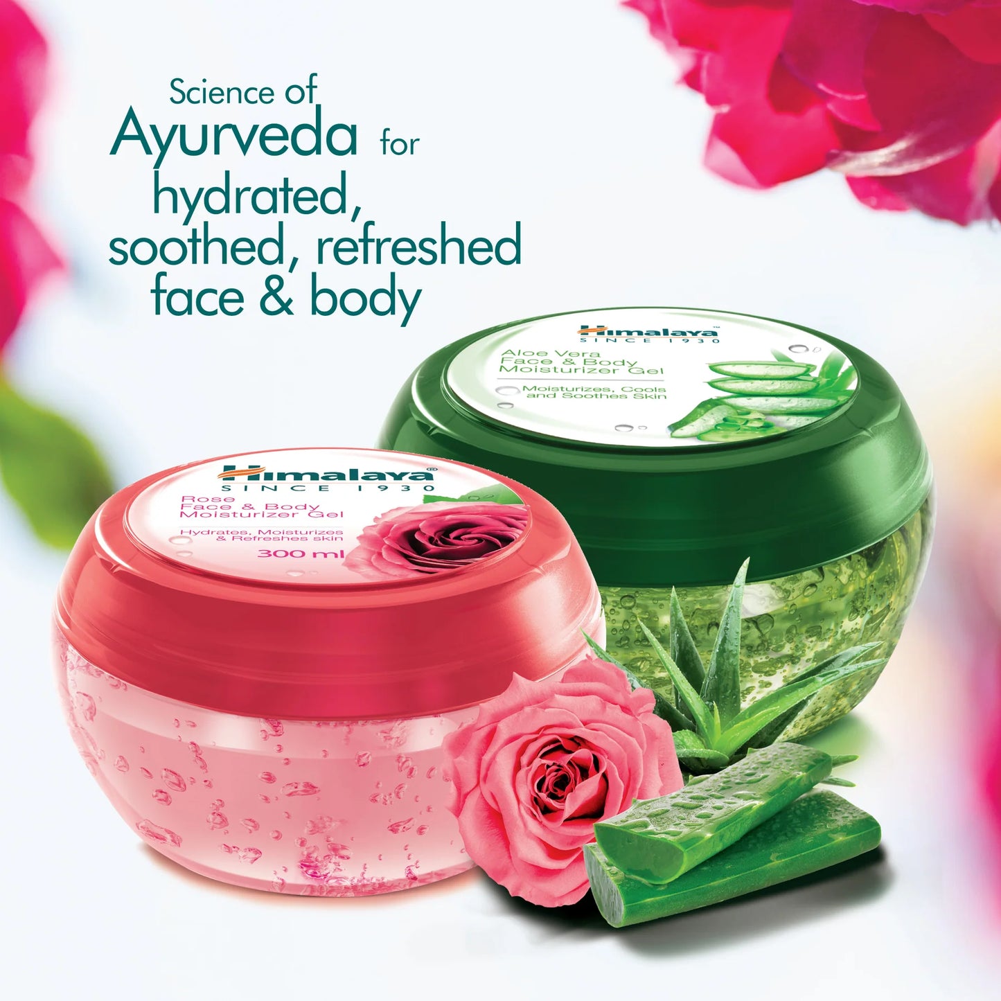Damas Rose Face & Body Moisturizer Gel - 300ml.