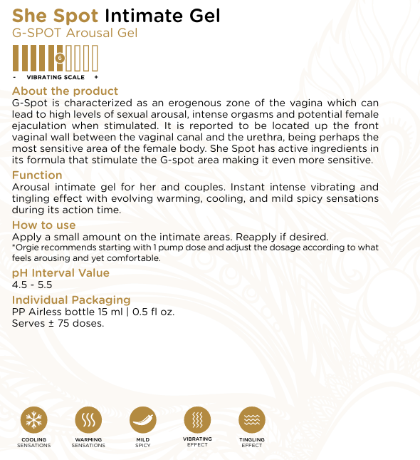 She spot _ G-SPOT Arousal Gel 15ml.