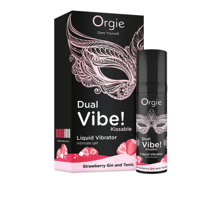 Dual Vibe! Strawberry Gin And Tonic-Liquid Vibrating.