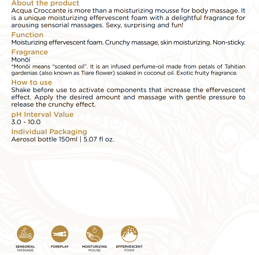 Crunch Massage Mousse-Monoi doft