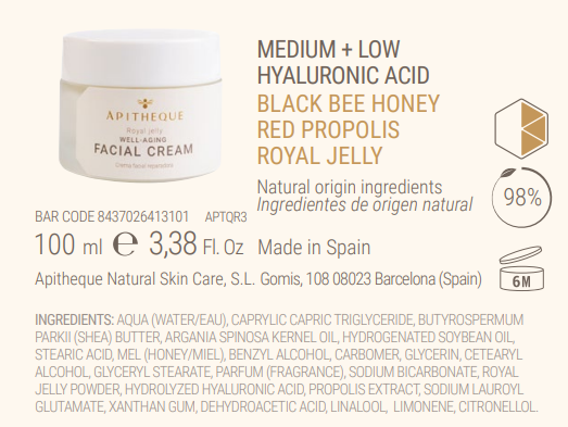 Apitheque Repairing & Anti age facial cream 50ml.