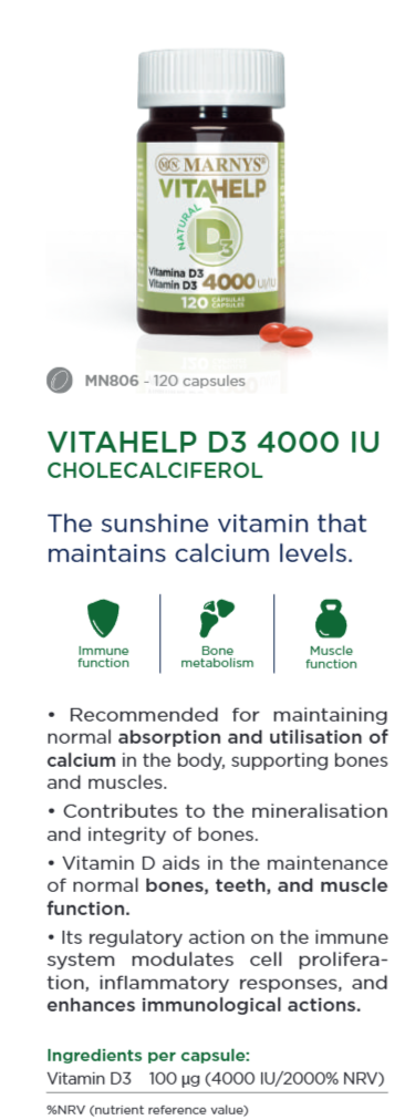 Vitamin D 4000IU (100 μg)- 120 kaps.