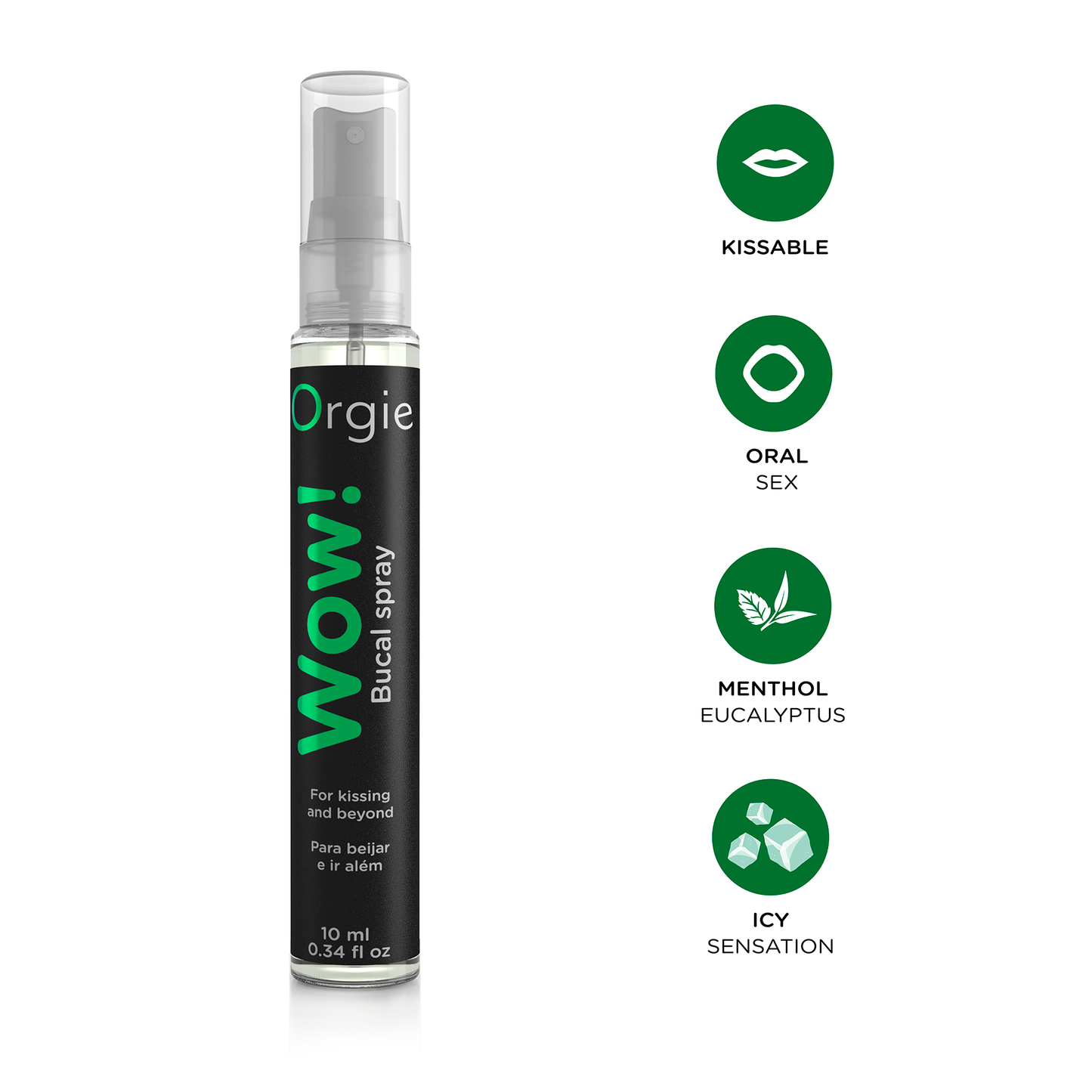 Bucal Spray for Kissing and Oral Sex