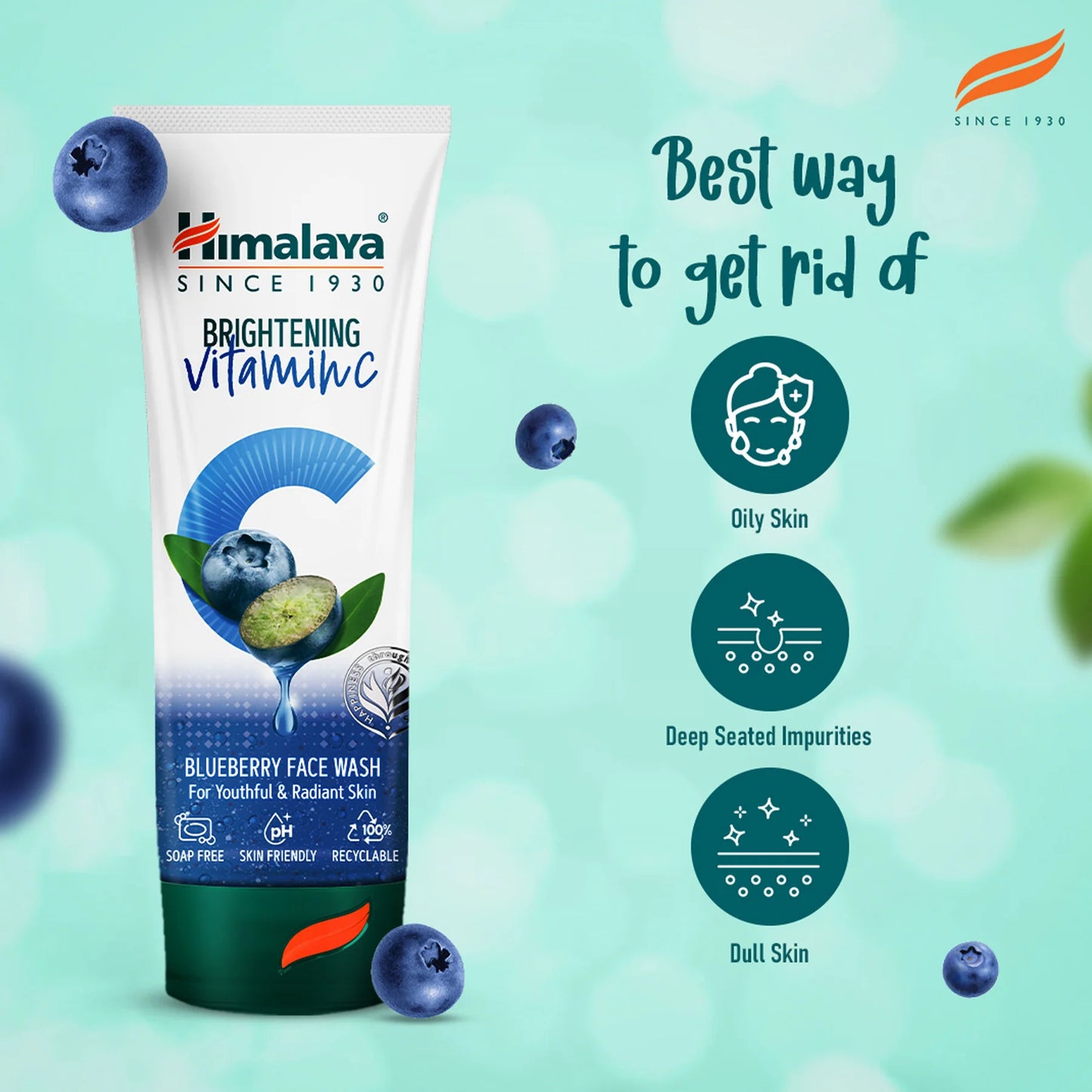 Cleanser Vitamin C-BLÅBÄR EXTRAKT - Hjälper mot pigmenter 100ml.