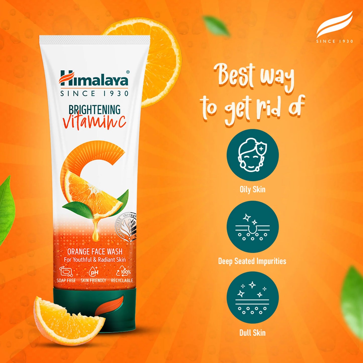 Cleanser Apelsinextrakt Vitamin C -Hjälper mot pigmenten 100ml.