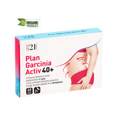 Garcinia aktiv 40+, plan 21 - 60 kapslar