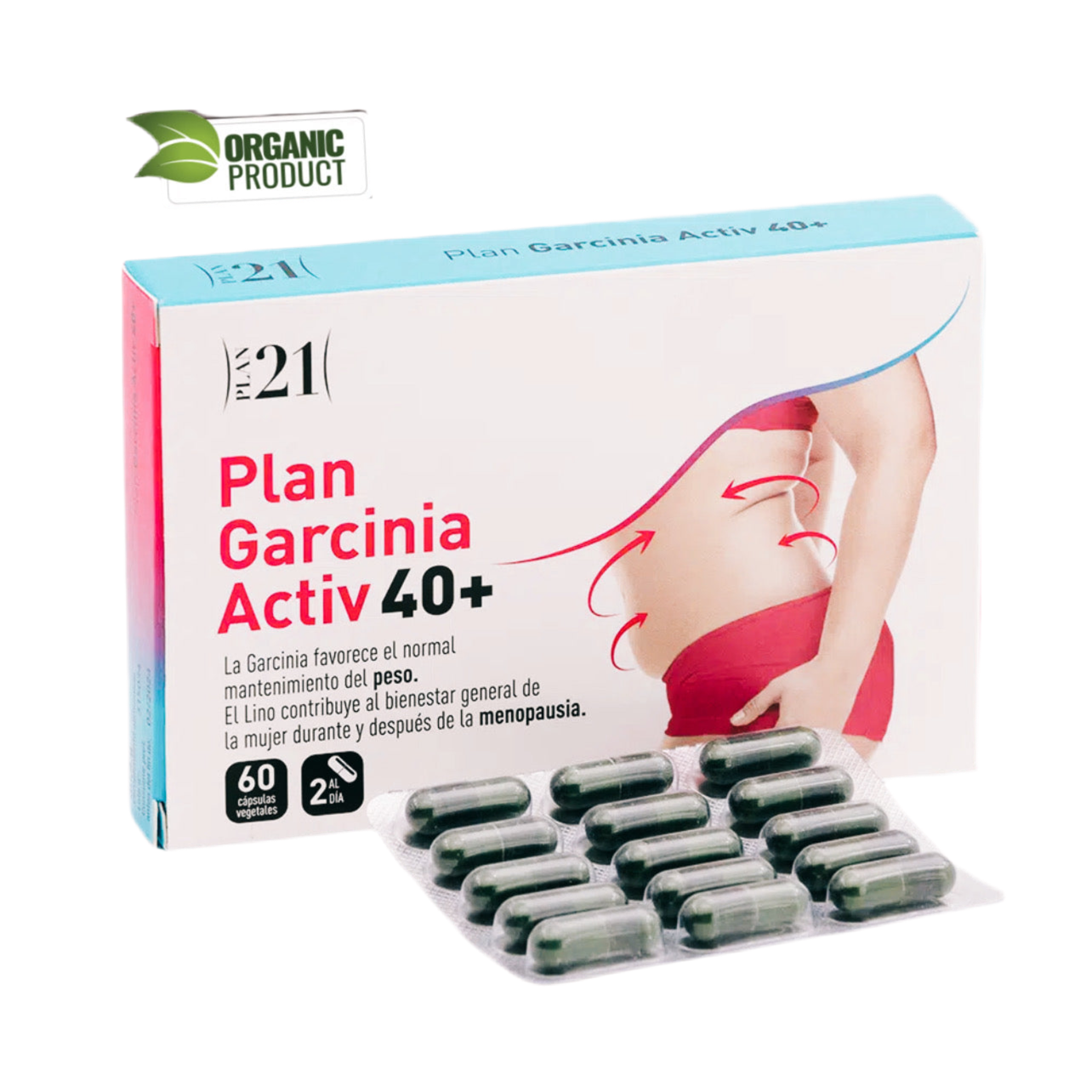 Garcinia aktiv 40+, plan 21 - 60 kapslar