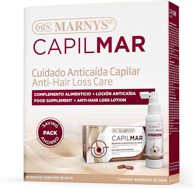CAPILMAR pack- Anti-Hair Loss spray + caps 100ml.