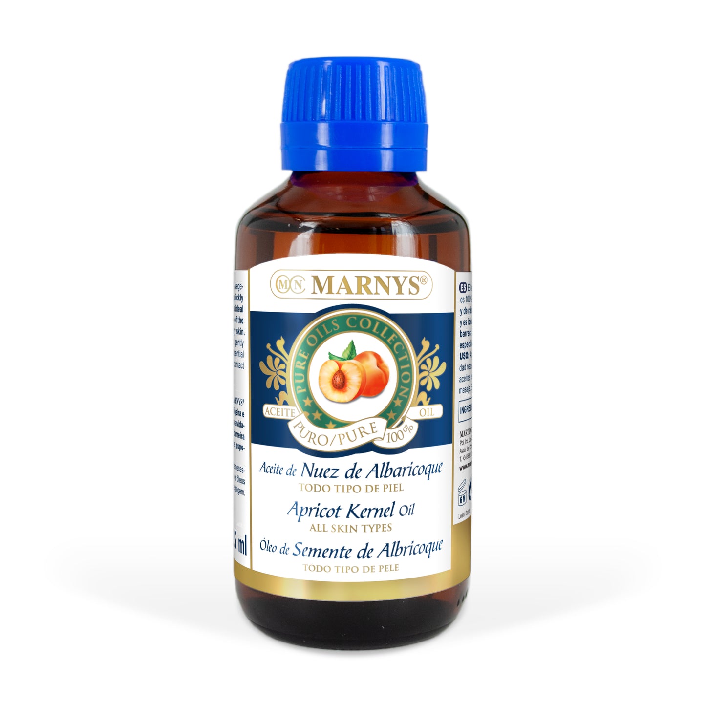 Aprikoskärnolja – Mjukgörande Olja för Torr och Irriterad Hud 100ml.