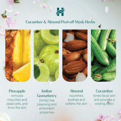 Peel-off Mask Cucumber & Almond - 75ml.