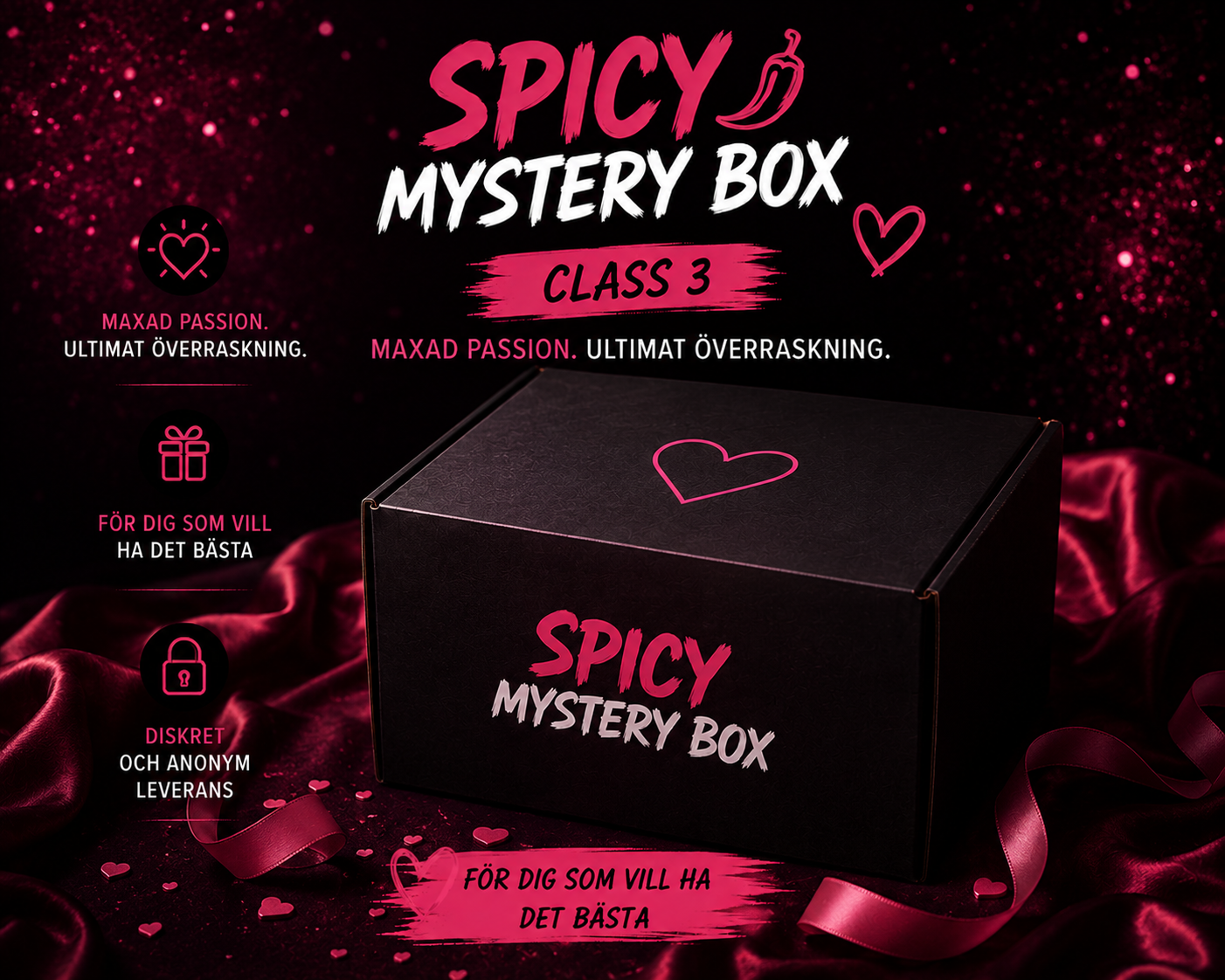 Spicy Box🌶️🌶️🌶️(Bara för vuxna).