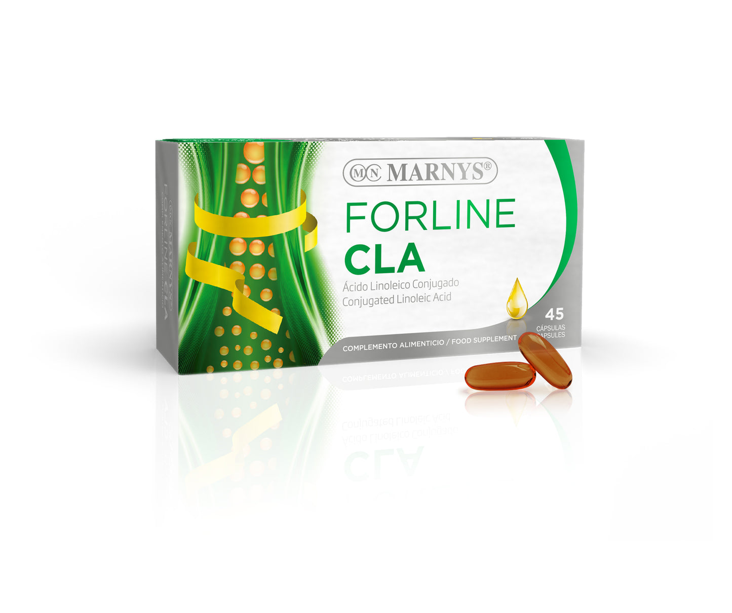 Forline CLA 45caps - Förbränn Fett Naturligt - Din Dagliga Boost för Fettmetabolism.