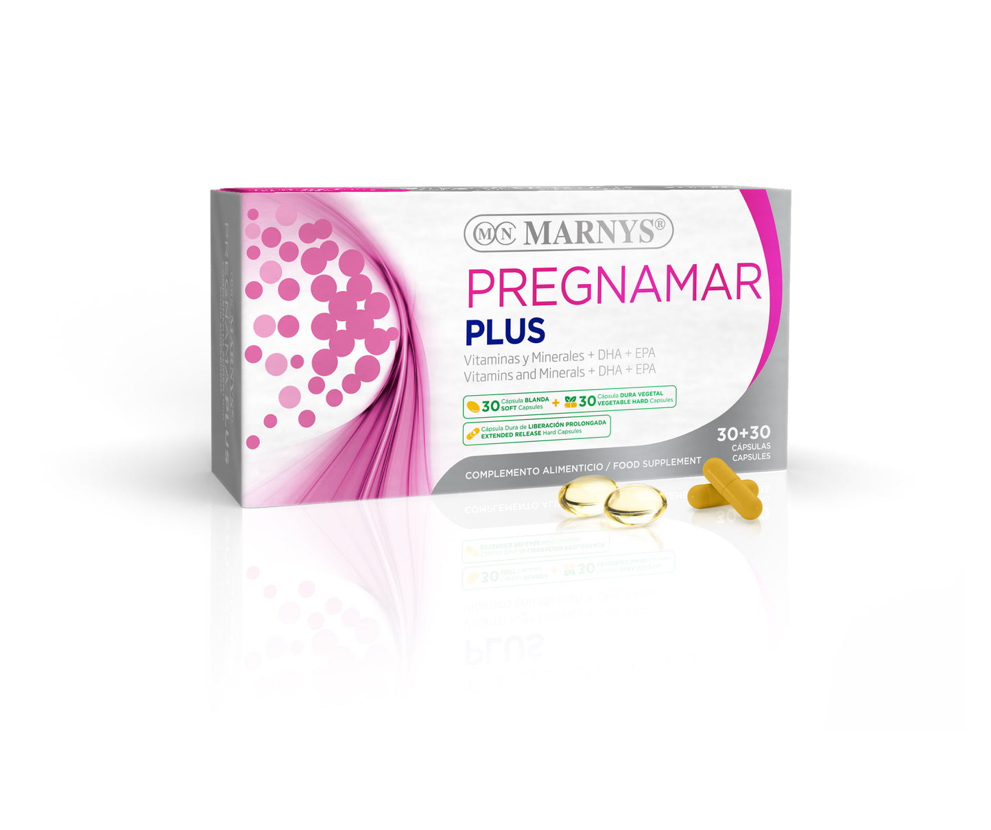 Pregnamar Plus för gravida- 30+30 caps