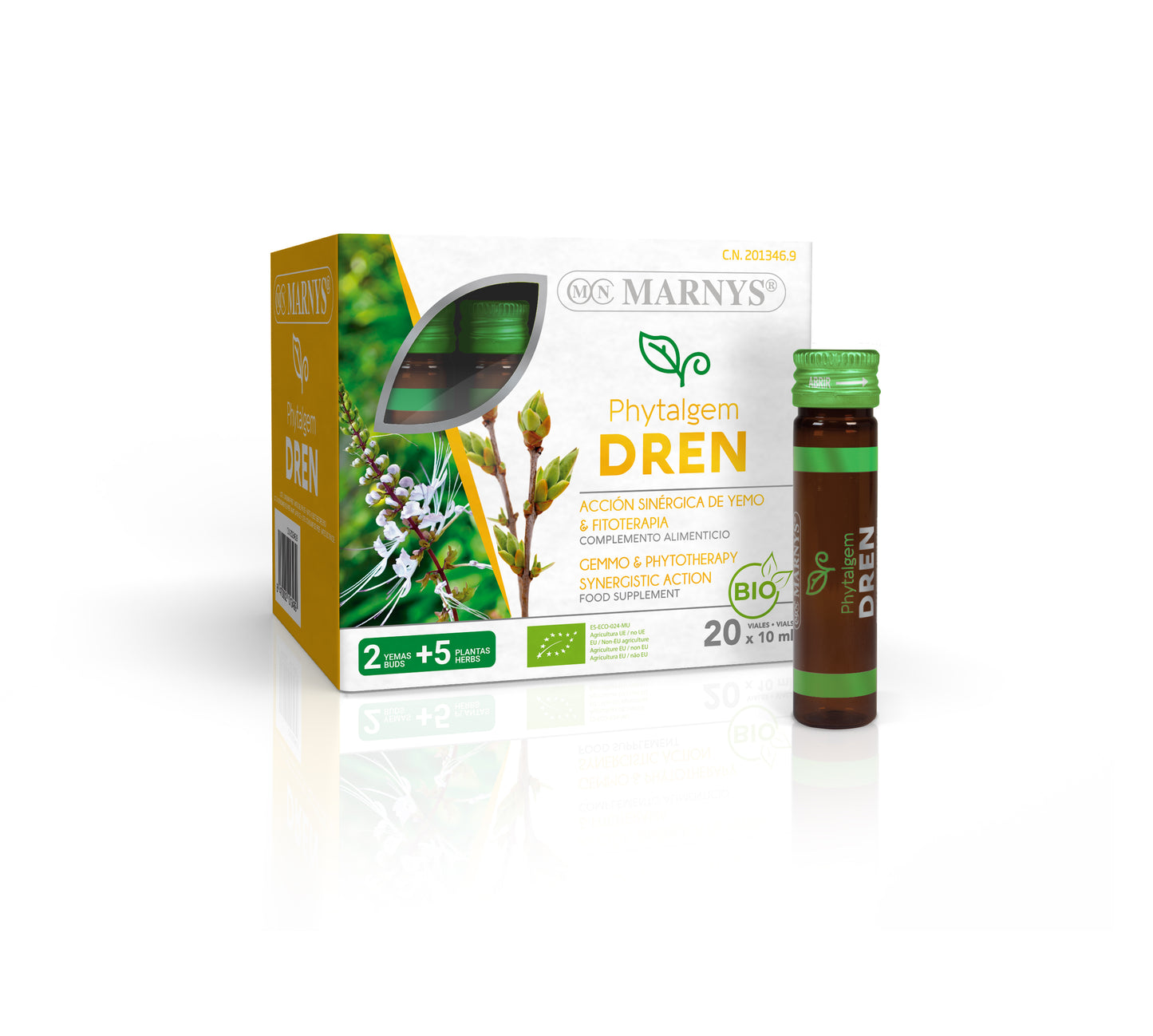 Phytalgem DREN- njurar detox/dagtid- 20 ampull