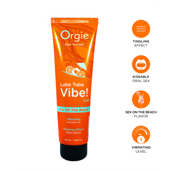 Lube Tube Sex On The Beach Glidmedel – unik smak Kyssvänlig & Sensuell 100ml.