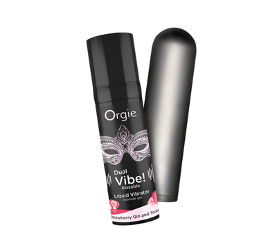 Vibe! Bullet – Kit med Vibrator & Kyssvänlig Gel med Jordgubb/Gin Tonic-smak.