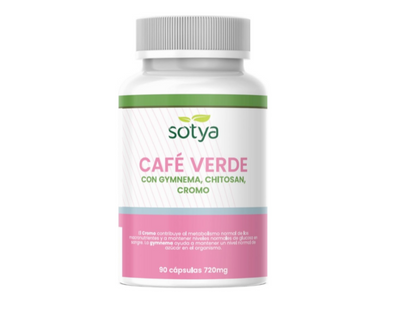 Grönt kaffe med gymnema, chitosan, krom 90caps.