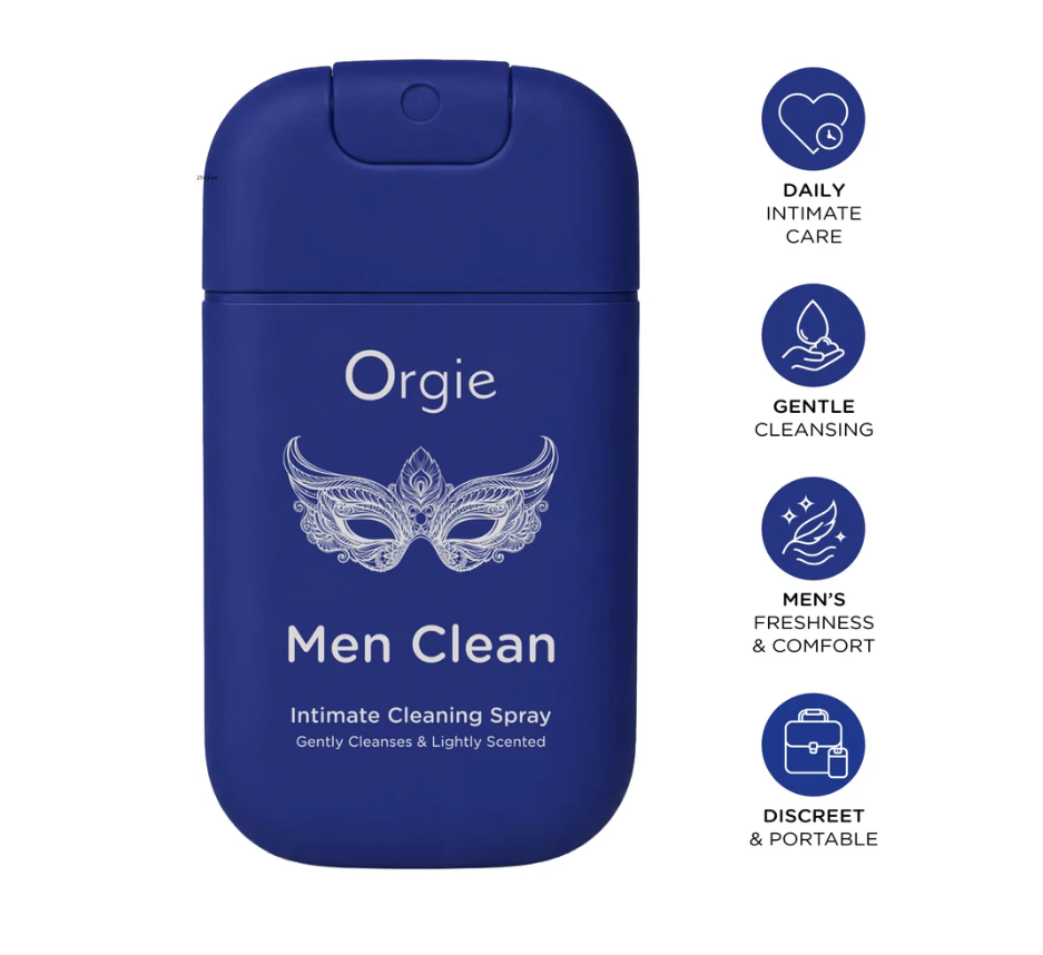 Intim rengöringsspray för män