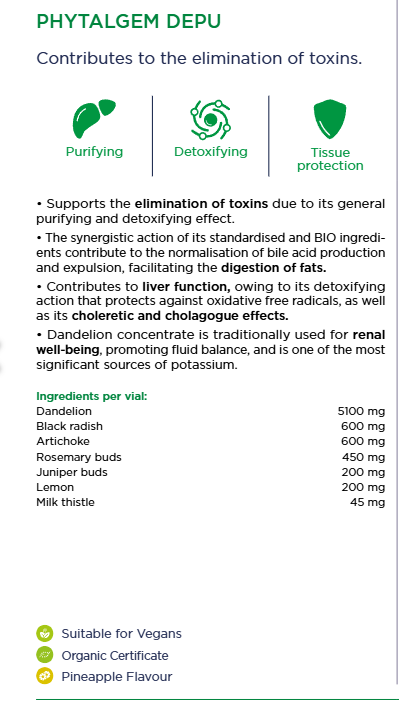 Phytalgem DEPU - natt leverdetox 20 ampull.