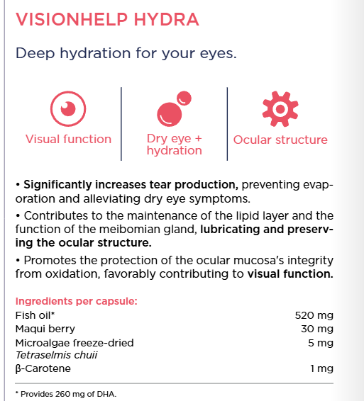 Visionhelp Hydra-Ögonens återfuktning inifrån