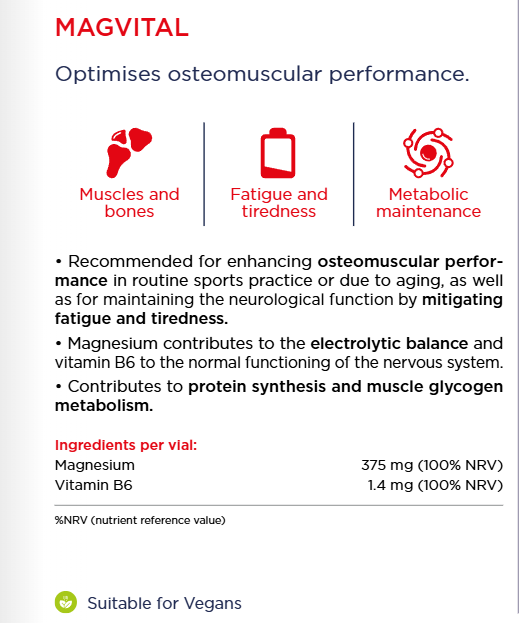 Mag Vital- Triple Magnesium (Mgn.sulfat, Mgn.L-pidolatat, Mgn.citrat) 20 ampull.