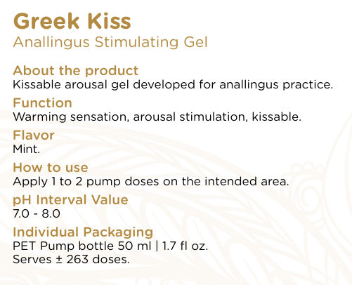 Greek Kiss-Anallingus Stimulating Gel.