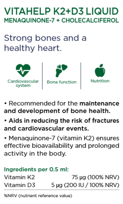 Vitamin K2-D3 drops 30ml.